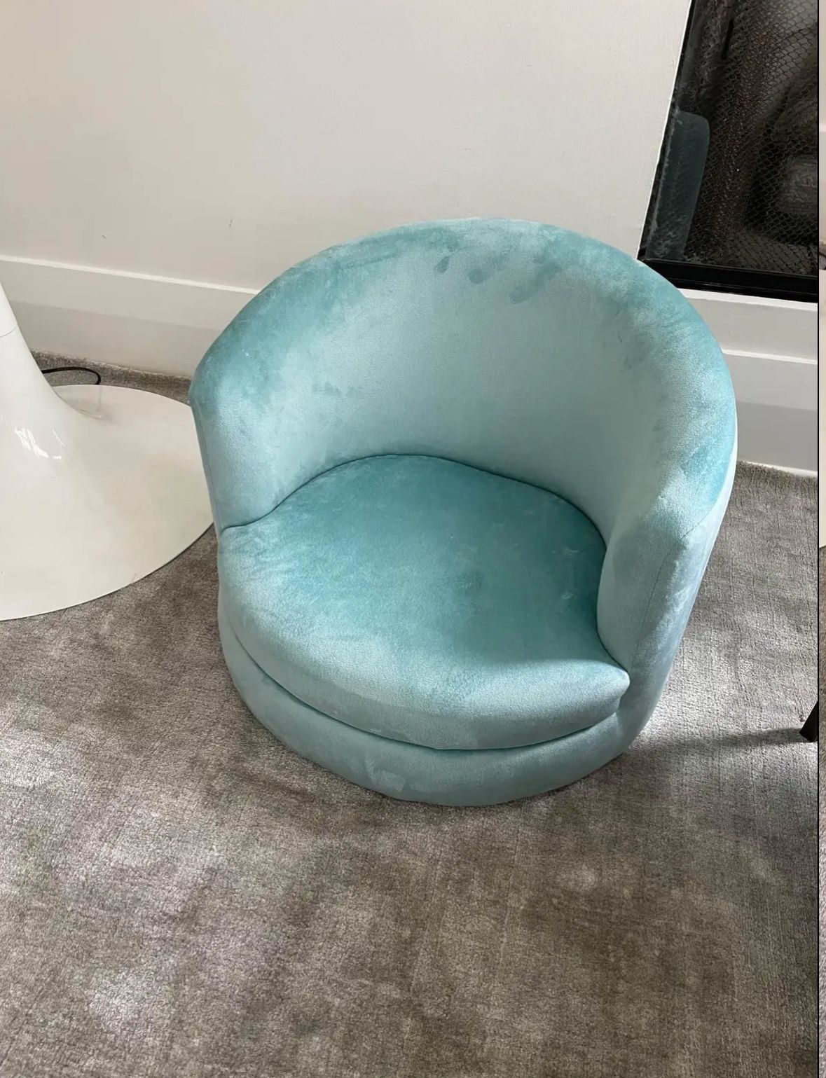 Child’s Blue Reading Or Lounge Chair 