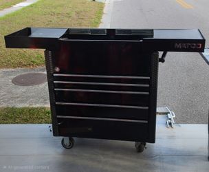Matco  Slide Top Tool Cart (Black/Chrome)