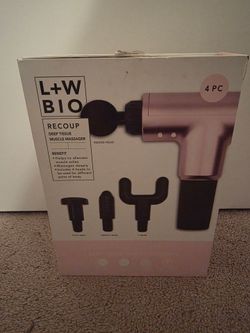 L+W BIO RECOUP 4-piece deep tissue muscle massager set