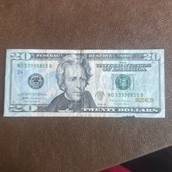 $20 Fancy Serial Number  (contact info removed)5