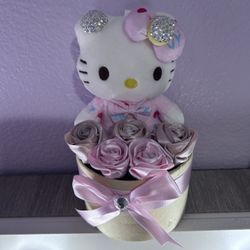Mini Eternal Flowers Hello Kitty 
