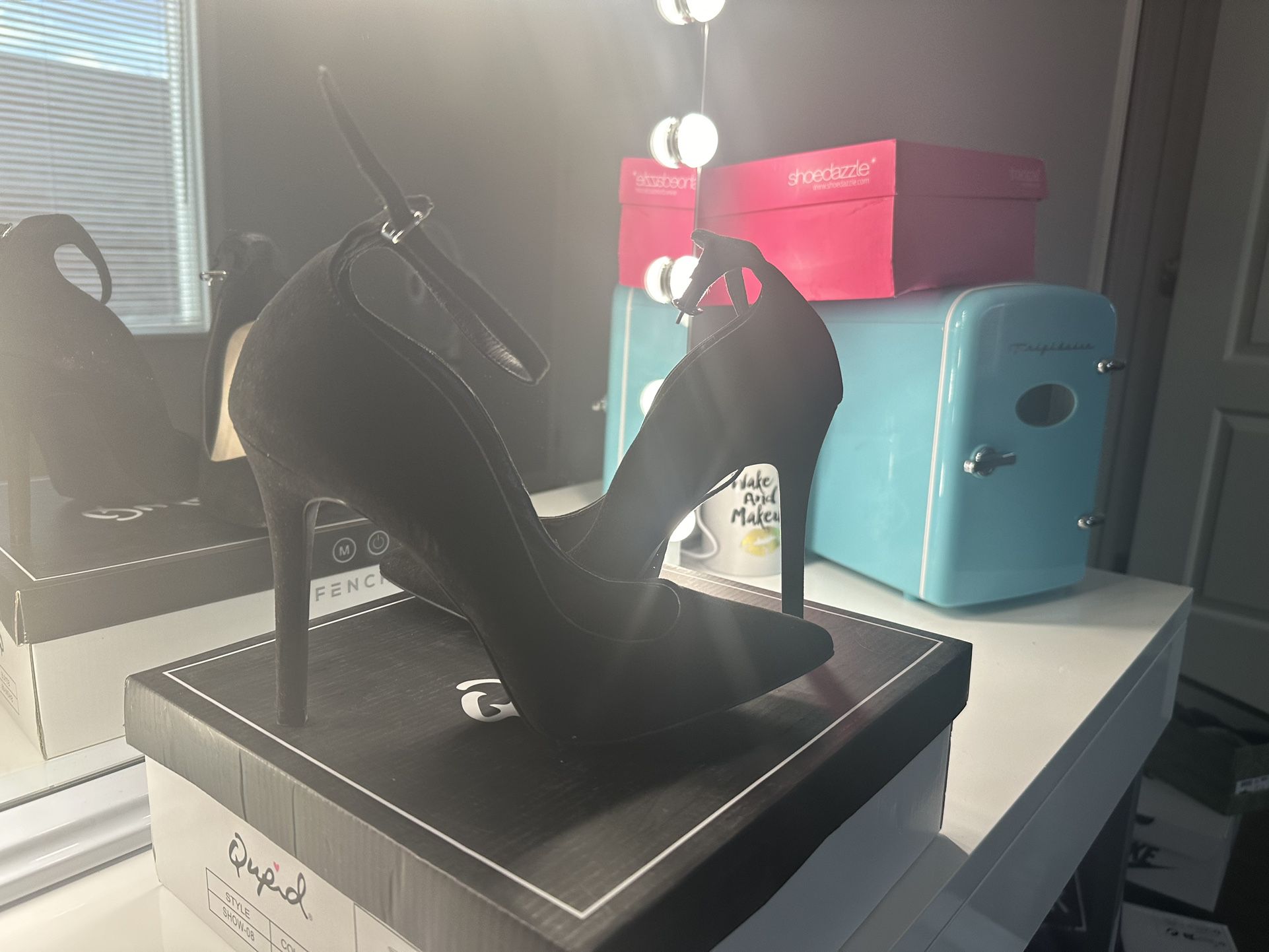 Women’s Black Stiletto Heels Size 7.5