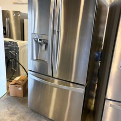 REFRIGERATOR KENMORE 3 DOOR FRENCH DOOR WATER DISPENSER 💥 Used Good Condition 90 Days Warranty 