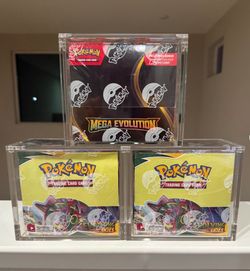 Acrylic Booster Box case Magnetic Lid