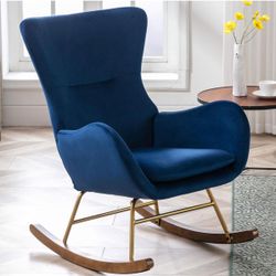 Velvet Rocking Chair