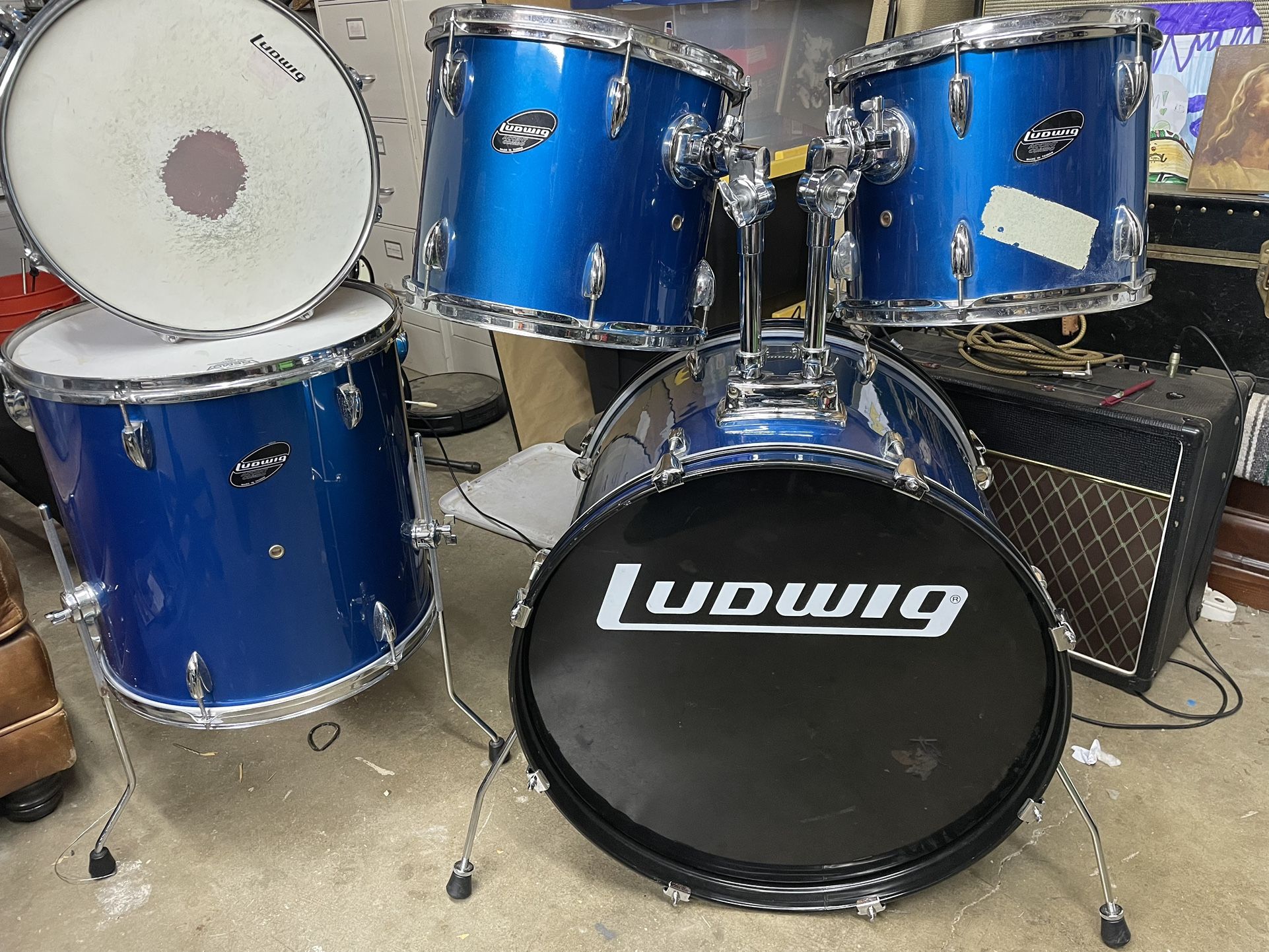 Ludwig Accent 5 Piece Drum Set Shell Pack