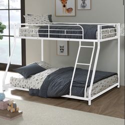 TWIN OVER FULL BUNK BED ( FREE DELIVERY )