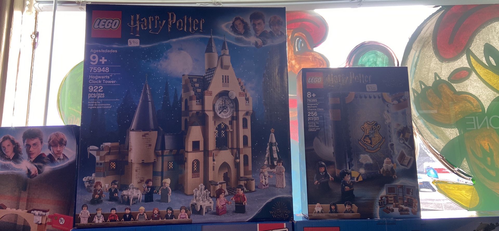 Harry Potter Hogwarts Clock Tower & Moment Charms Class Lego Sets New In Box