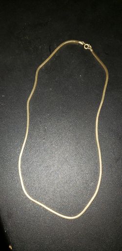 Gold plated necklace