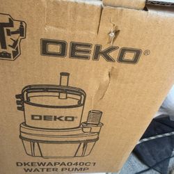 New Deko Water Pump 1/2 Hp