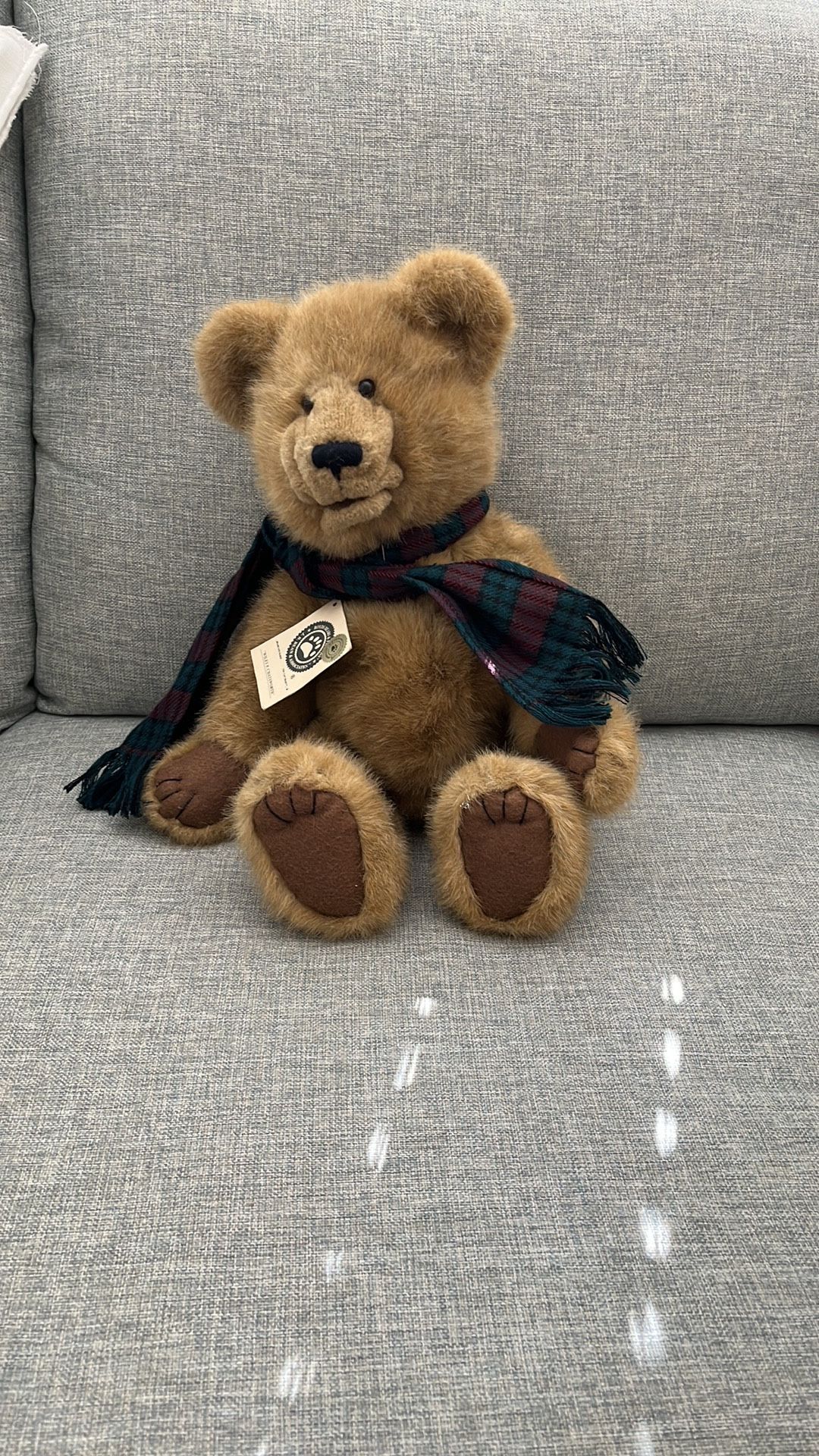 Boyds Bear Puppet Bear Stuffed Teddy Bear