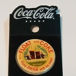 Coca-Cola Vintage Style Promotional Pinback NOC