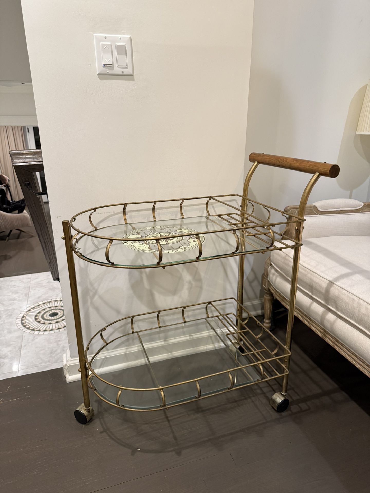 Vintage Style Bar Cart