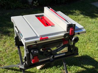 BOSCH GTS18V-08 18V 8-1/4 In. Portable Table Saw with Stand, Bag, Blades