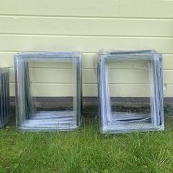 Lot Of 40 Black Aluminum Frames