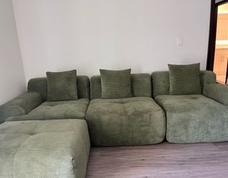 Green couch