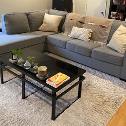 Gray Chaise Sofa