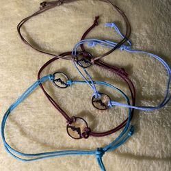 Mountain Multi Color Rope Bracelets 