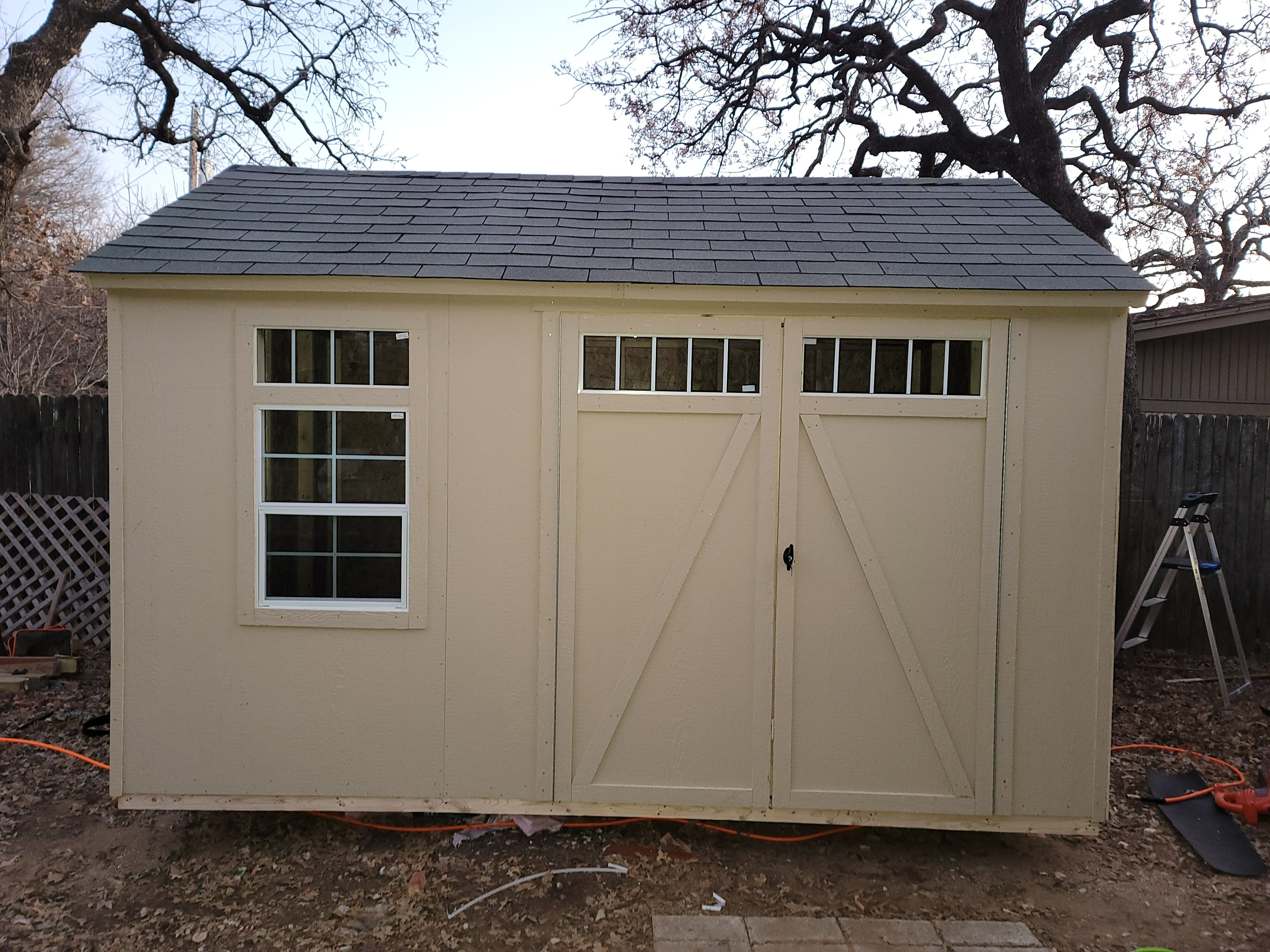 Custom Storage Shed, built on site