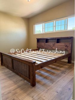 New King Bed Frame - No mattress