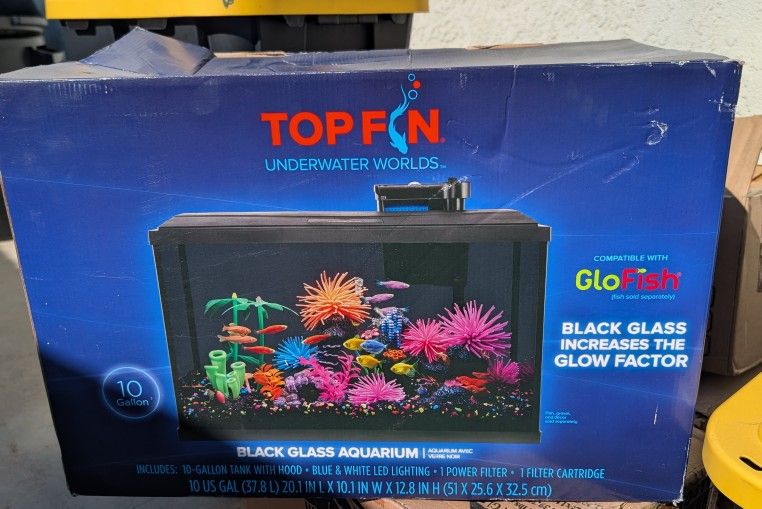 Aquarium Black Glass