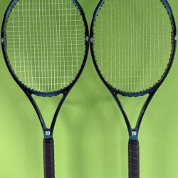 2 Wilson Ultra Oversize 6.8 si PWS Super Light SPS Tennis Rackets 4 3/8