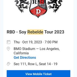 Soy Rebelde Tour 2023 