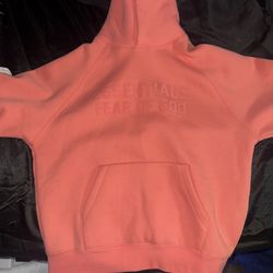 Coral essential hoodie