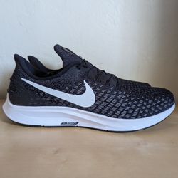 Nike Air Zoom Pegasus 35 FlyEase Black White Sneakers AV2312-010 Men’s Size 15