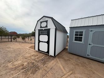 8x12 lofted storage barn