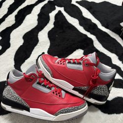 Jordan 3 Red Unite Chicago Exclusive 
