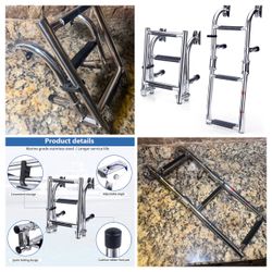 2 +1 Folding Ladder for Pontoon and other Boats (New)