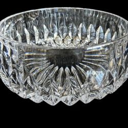 Gorham Full Lead Crystal  Nachtmann Germany Althea Cut Crystal Dish