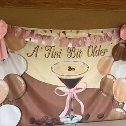 A tini bit older party decor