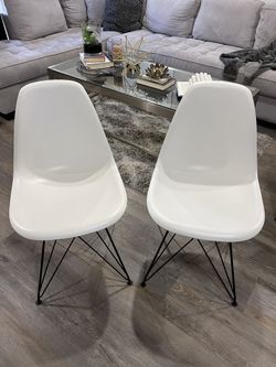 Contemporary White Chairs