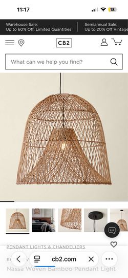 Cb2 light pendant