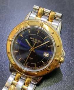 Raymond Weil Mens 36mm 2-Tone Quartz Tango Watch