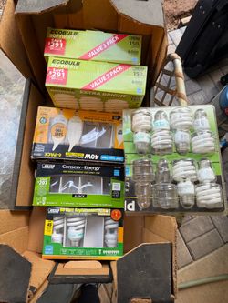 Brand new light bulbs