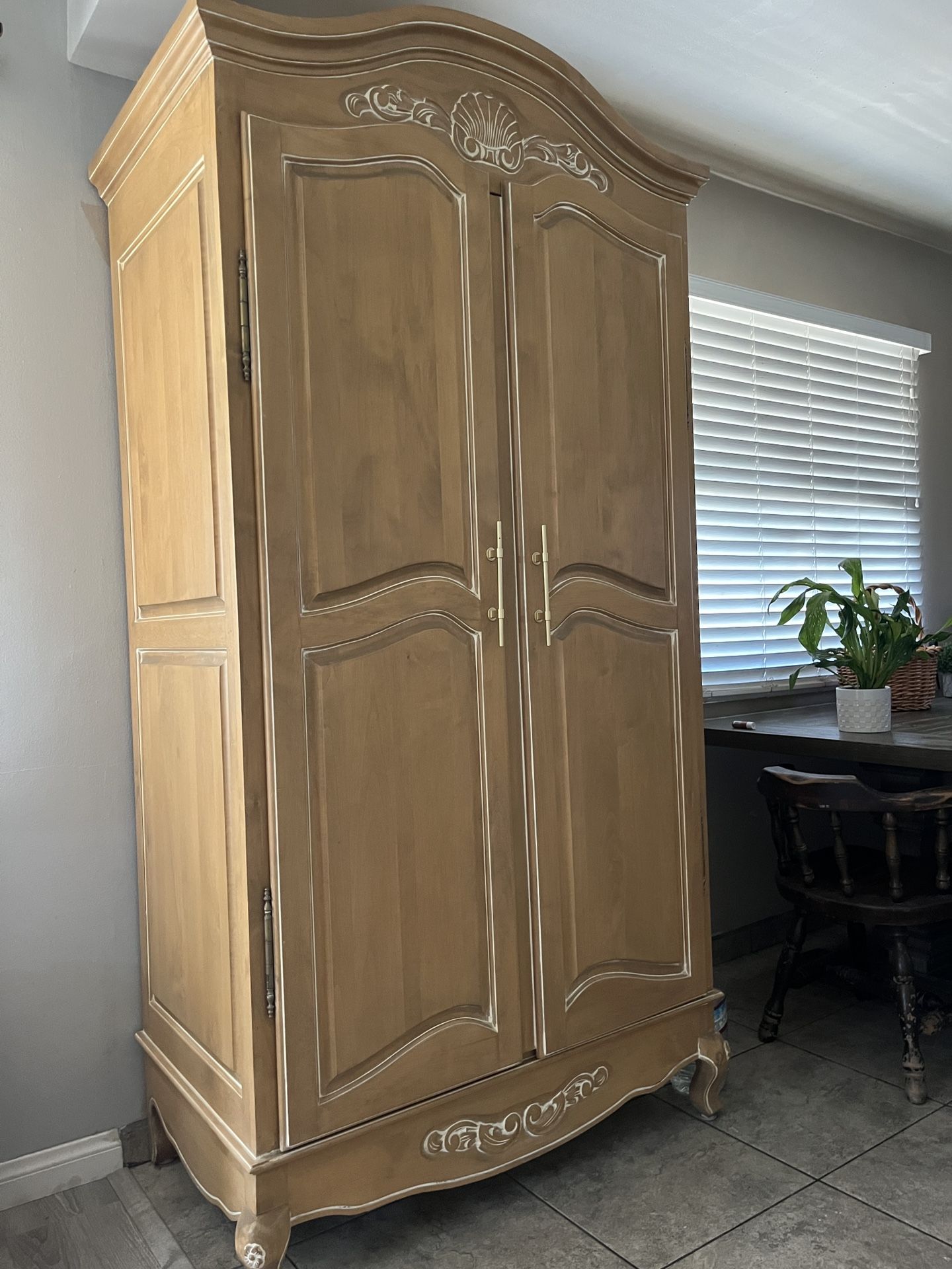 Solid Wood Armoire