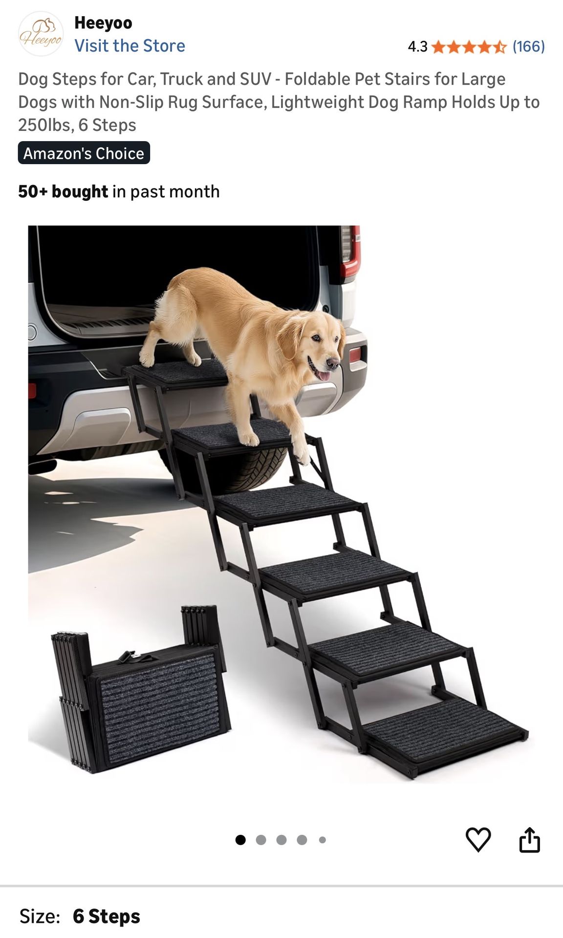 6 Step Dog Rail Stair Ramp 250lb Capacity for Sale in Phoenix, AZ - OfferUp