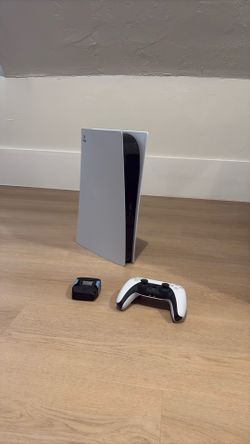 PS5 Slim Digital Edition + Controller + Cables Excellent Condition