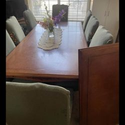 Dining Room Table Solid Oak 