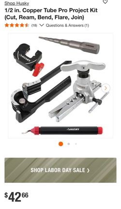 Husky 1/2 in. Copper Tube Pro Project Kit
