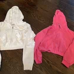 Hollister And H&M Crop Sweatshirts, XS