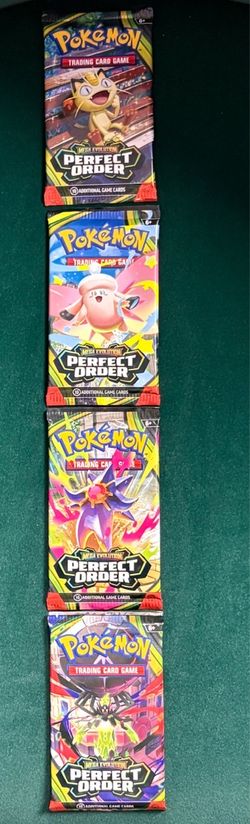Perfect Order Pokemon TCG boosters packs
