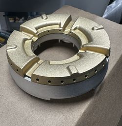 Dacor 18K Brass Burner Ring and Top Cap