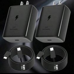 45W Super Fast Charging Type-C Interface, USB-C Android Phone Fast Charging Cable, Equipped With 6.6 Ft (2m) Cable, Compatible With Galaxy S25 Ultra/S