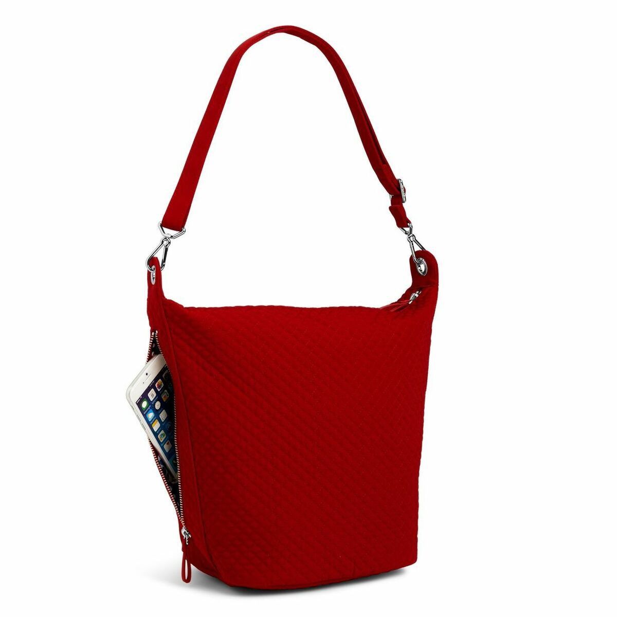 Vera Bradley Carson Hobo Crossbody, Cardinal Red