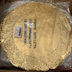 Gold Foil Paper Placemats