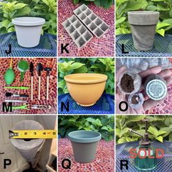 Flower Pots and Plant Garden Supplies